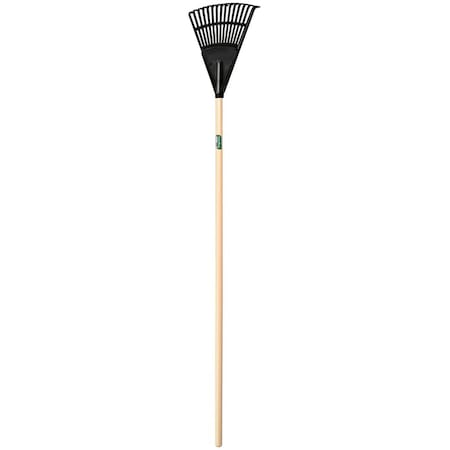 True Temper 8 in Poly Poly Leaf Rake, 48 in L 64197